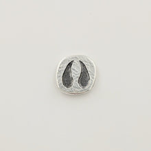 Load image into Gallery viewer, Alpaca or Llama Footprint Pin or Tie Tac  - Sterling silver