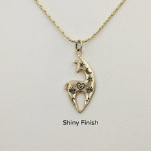 Load image into Gallery viewer, Alpaca or Llama Spirit Image Pendant with a Shiny finish -  !4K Yellow Gold