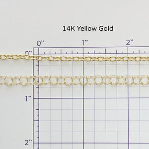 Sizing grid  14K Yellow Gold Bracelets