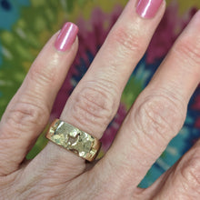 Load image into Gallery viewer, Llama Silhouette Icon Punch Ring - Shown on woman's hand