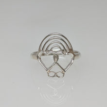 Load image into Gallery viewer, Rainbow Bridge Ring  Sterling Silver