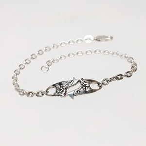 Small Hand Engraved ID Bracelet - Sterling Silver