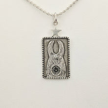 Load image into Gallery viewer, ALSA National Cart Driving Champion Pendant - Llama  Sterling Silver
