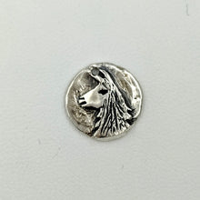 Load image into Gallery viewer, Llama Relic Style Coin Pin - Sterling Silver