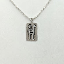 Load image into Gallery viewer, Alpaca or Llama Quechua Petroglyph Pendant - Sterling Silver  smooth and shiny finish