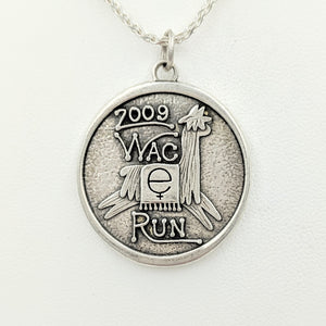  Custom Pendant with Farm or Ranch Logo - Sterling Silver
