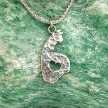 Load image into Gallery viewer, Alpaca Huacaya Passion Pendant  - Sterling Silver