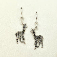 Load image into Gallery viewer, Alpaca or LLama Baby Cria Silhouette Earrings