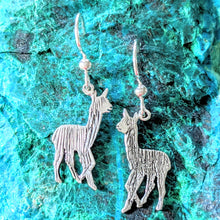 Load image into Gallery viewer, Alpaca or LLama Baby Cria Silhouette Earrings