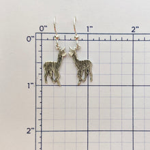 Load image into Gallery viewer, Alpaca or LLama Baby Cria Silhouette Earrings