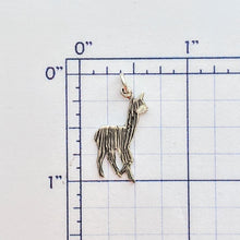 Load image into Gallery viewer, Alpaca or Llama Baby Cria Silhouette Charm