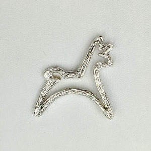 Alpaca or Llama Leaping Pendant or Pin