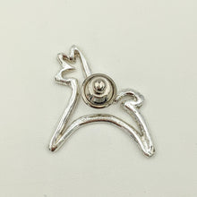 Load image into Gallery viewer, Alpaca or Llama Leaping Pendant or Pin