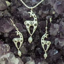 Load image into Gallery viewer, Alpaca or Llama Ensemble Sets - Pendants and Matching Earrings