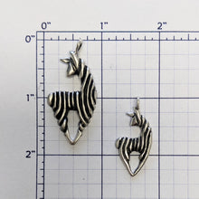 Load image into Gallery viewer, Alpaca or Llama Spirit Fiber Pendant or Pin