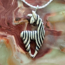 Load image into Gallery viewer, Alpaca or Llama Spirit Fiber Pendant or Pin