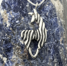 Load image into Gallery viewer, Alpaca or Llama Spirit Fiber Pendant or Pin
