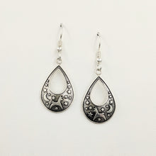 Load image into Gallery viewer, Alpaca or Llama Celestial Spirit Earrings - Sterling Silver on French wires