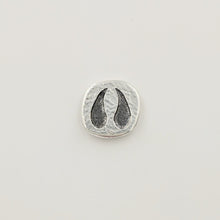 Load image into Gallery viewer, Alpaca or Llama Footprint Pin or Tie Tac  - Sterling silver