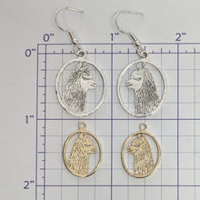 Load image into Gallery viewer, Sizing grid - Shown as Suri Earrings not Llamas