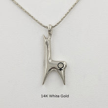 Load image into Gallery viewer, Alpaca Suri Baby Cria Wish - 14K White Gold