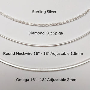 A Sterling Silver Chain, Neckwire and an Omega