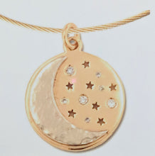 Load image into Gallery viewer, Custom Pendant with Farm or Ranch Logo - 14K Yellow and White Gold with Diamond Accents