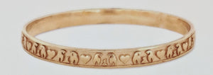Custom Bracelet with Farm or Ranch Logo - 14K Yellow Gold