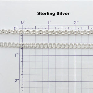 Sizing grid Sterling Silver Bracelets
