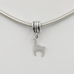 Tell Your Story Charms - Pandora Style  Sterling Silver  Llama Crescent