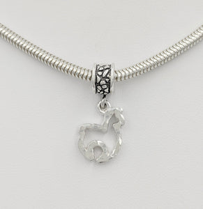 Tell Your Story Charms - Pandora Style  Sterling Silver Alpaca Huacaya Open Silhouette