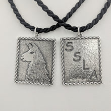 Load image into Gallery viewer, Reversible Custom Pendant with Farm or Ranch Logo - Awards for Show  both side shown - Sterling Silver