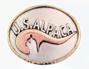 Custom Belt Buckle with Farm or Ranch Logo - Sterling Silver with 14K Yellow and Rose Gold Accents