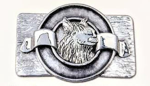  Custom Money Clip with Farm or Ranch Logo - Sterling Silver