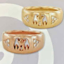 Load image into Gallery viewer, Custom Rings with Farm or Ranch Logos - 14K Yelow and Rose Gold