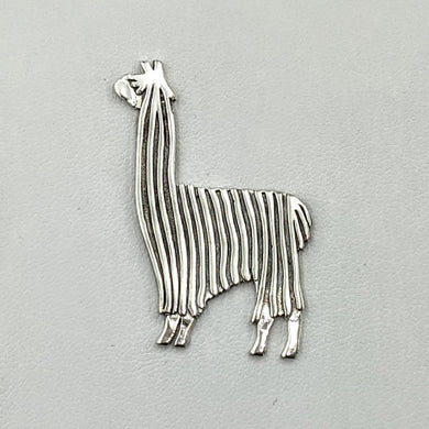 Alpaca or Llama Standing Showring Pin or Pendant