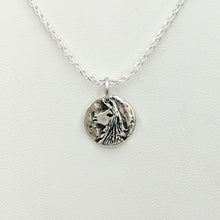 Load image into Gallery viewer, Llama Relic Style Coin Pendant - Sterling Silver