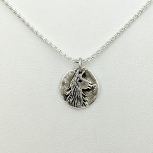 Llama Relic Style Coins  Pendants - Sterling Silver