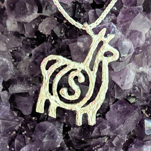 Custom Llama or Alpaca Pendants or Charms with Initials