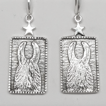 Load image into Gallery viewer,  ALSA National Show Champion Charm Earrings - National Llama Champion Sterling Silver on French wires
