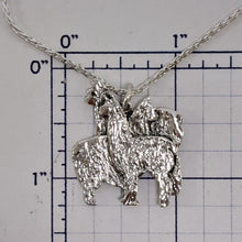 Load image into Gallery viewer, Alpaca Huacaya Tri- Herd Pendant or Pin